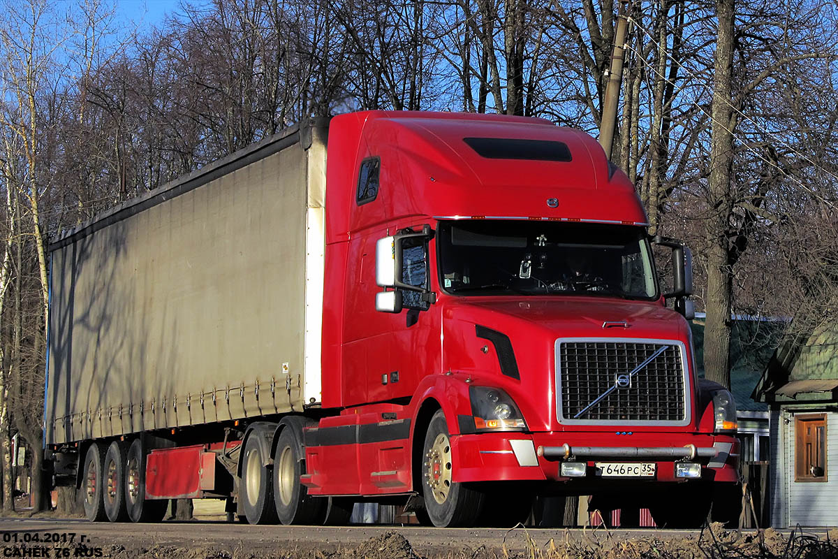 Вологодская область, № Т 646 РС 35 — Volvo VNL670