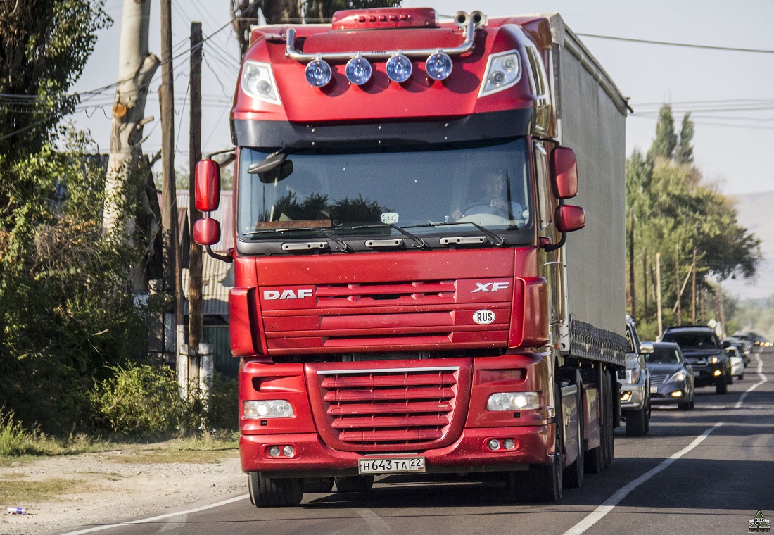 Алтайский край, № Н 643 ТА 22 — DAF XF105 FT