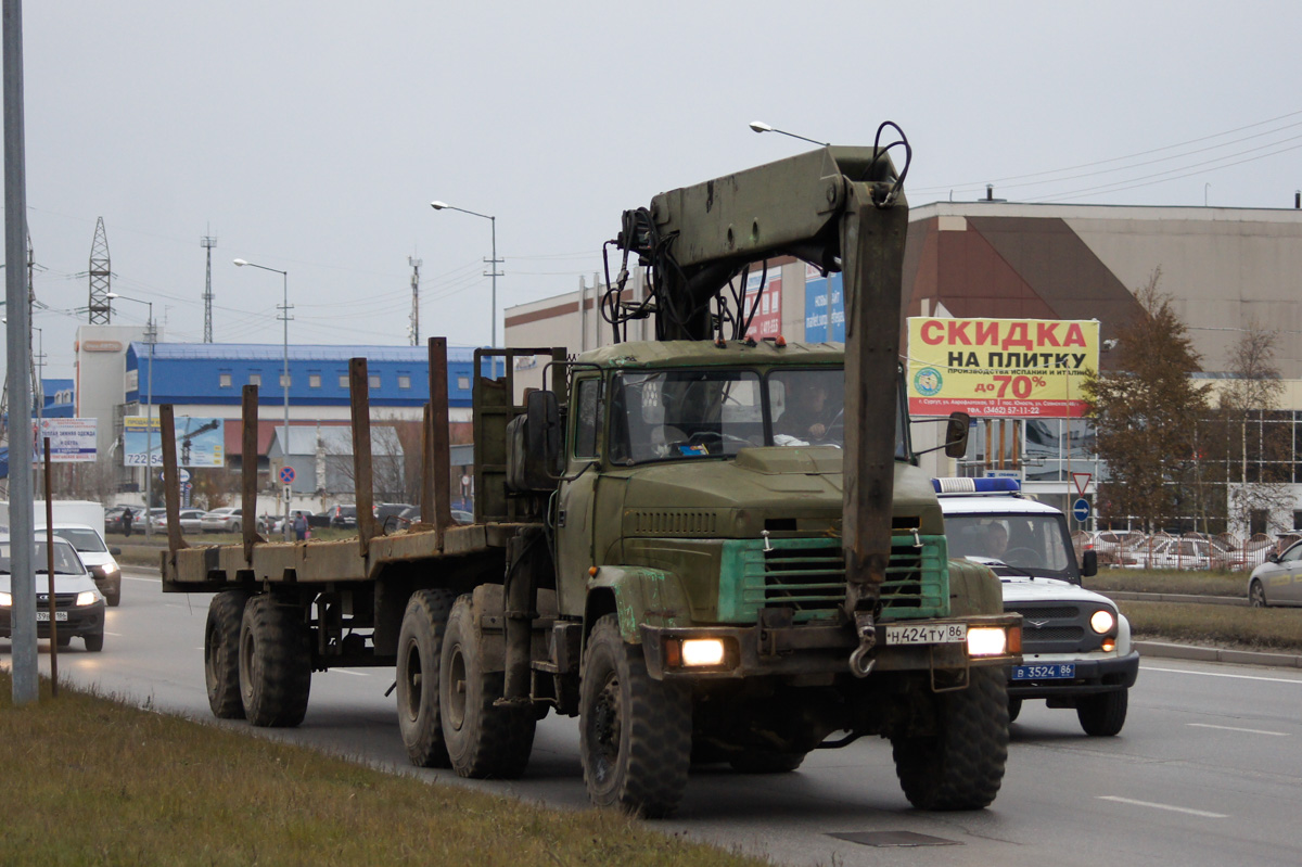 Ханты-Мансийский автоном.округ, № Н 424 ТУ 86 — КрАЗ-260