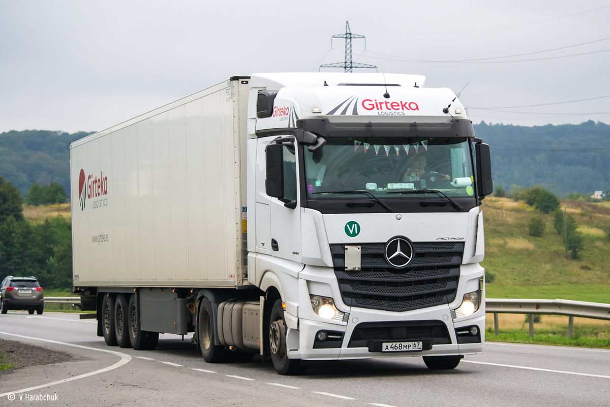 Смоленская область, № А 468 МР 67 — Mercedes-Benz Actros ('2011) 1845