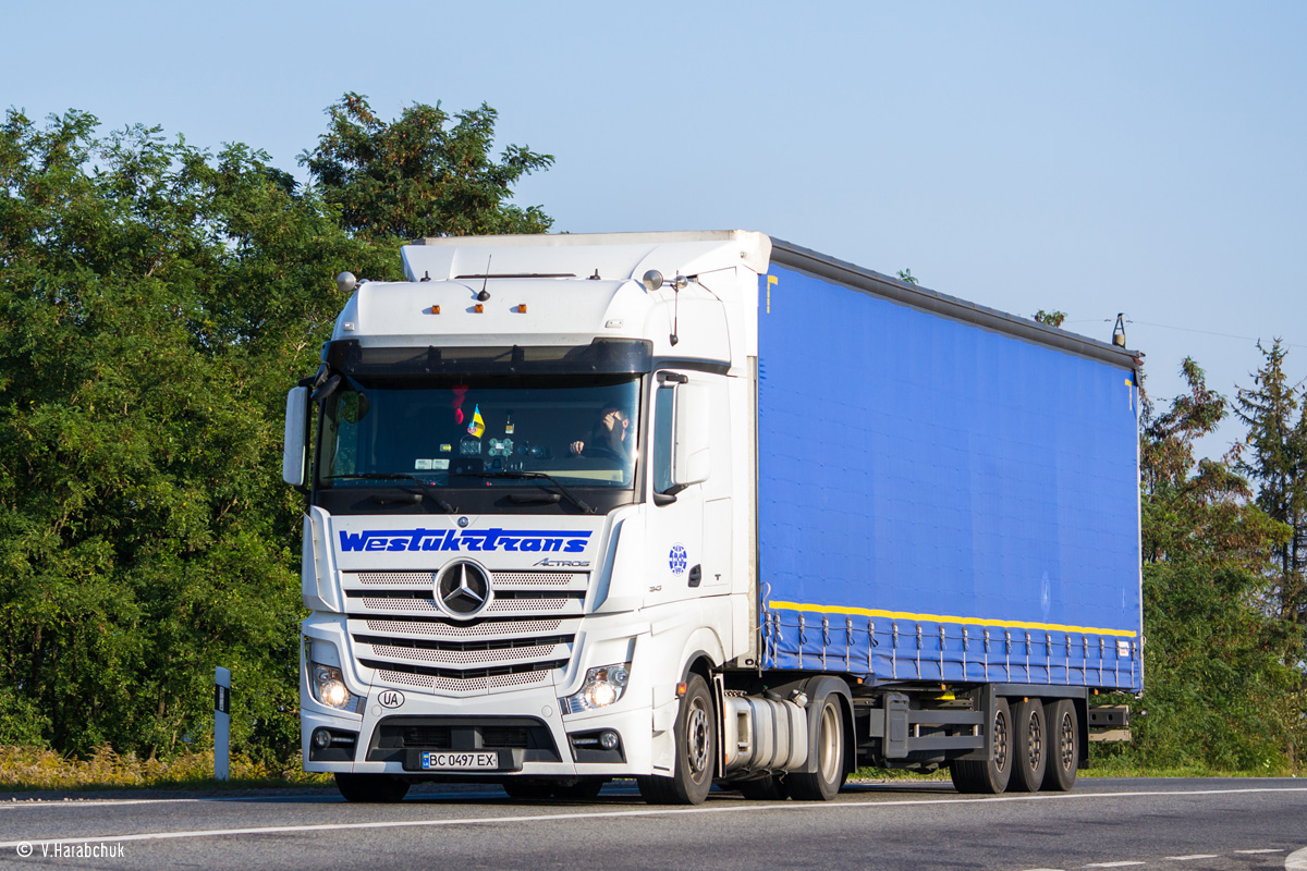 Львовская область, № ВС 0497 ЕХ — Mercedes-Benz Actros ('2011) 1845