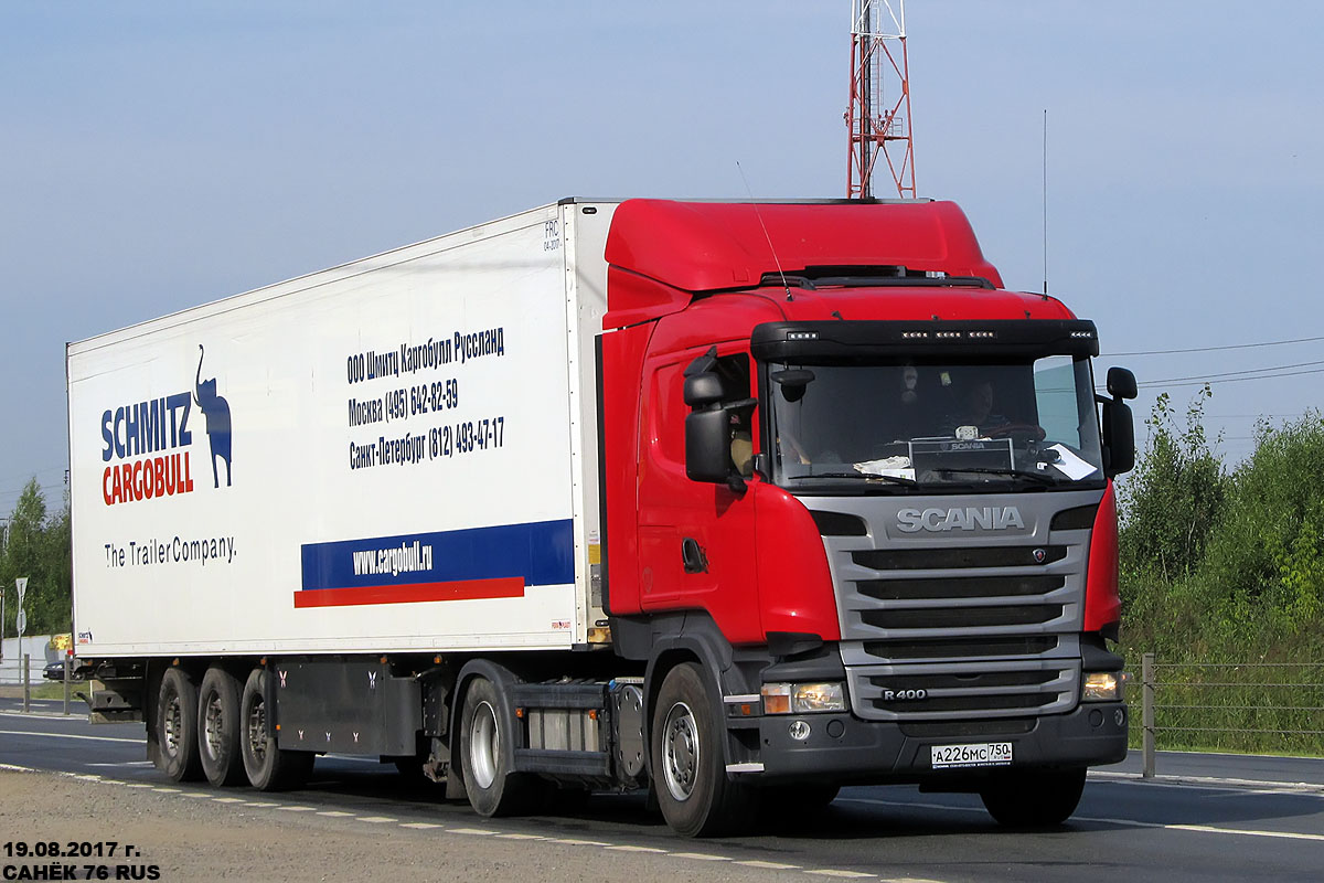 Московская область, № А 226 МС 750 — Scania ('2013) R400