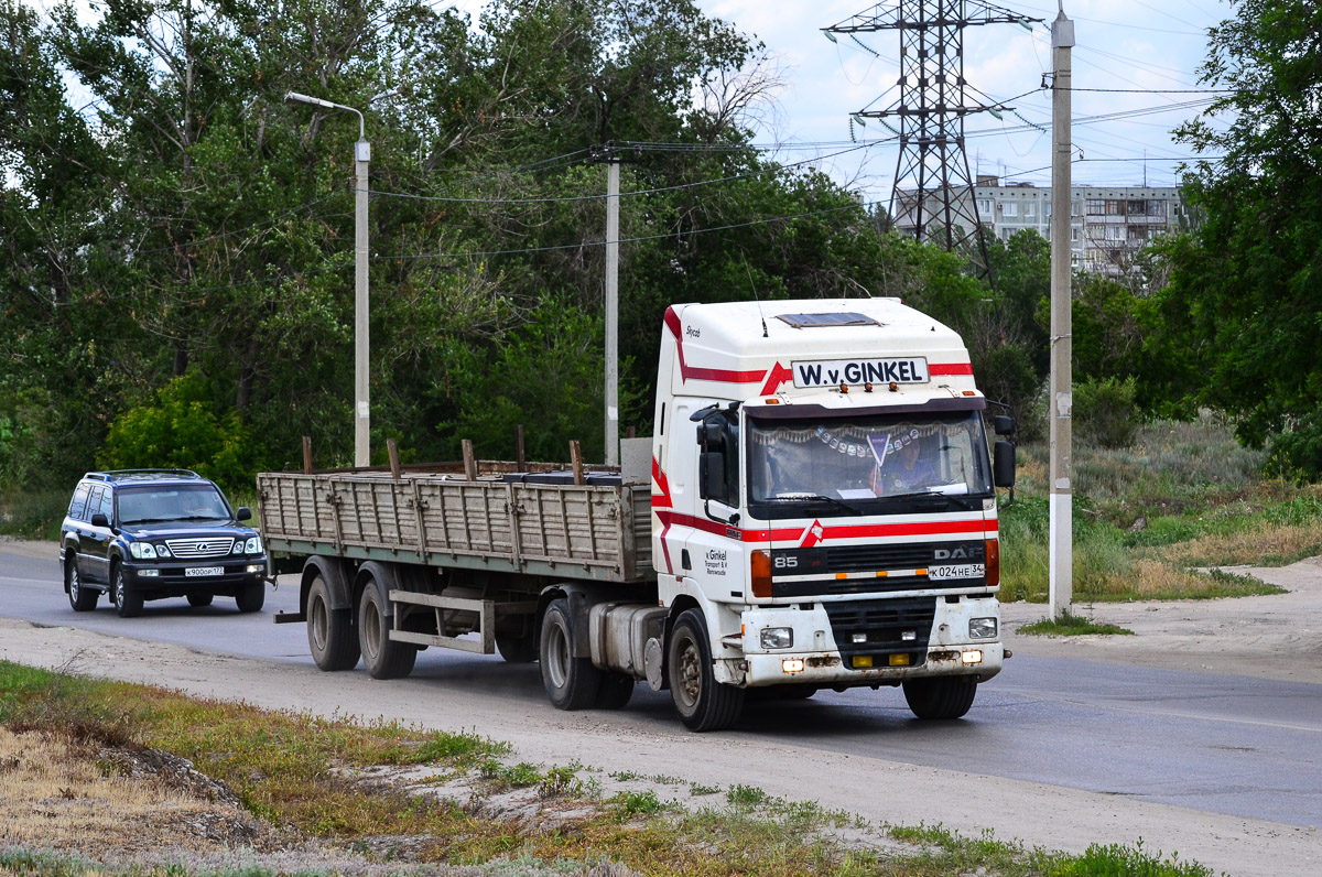 Волгоградская область, № К 024 НЕ 34 — DAF 85 (CF) FT