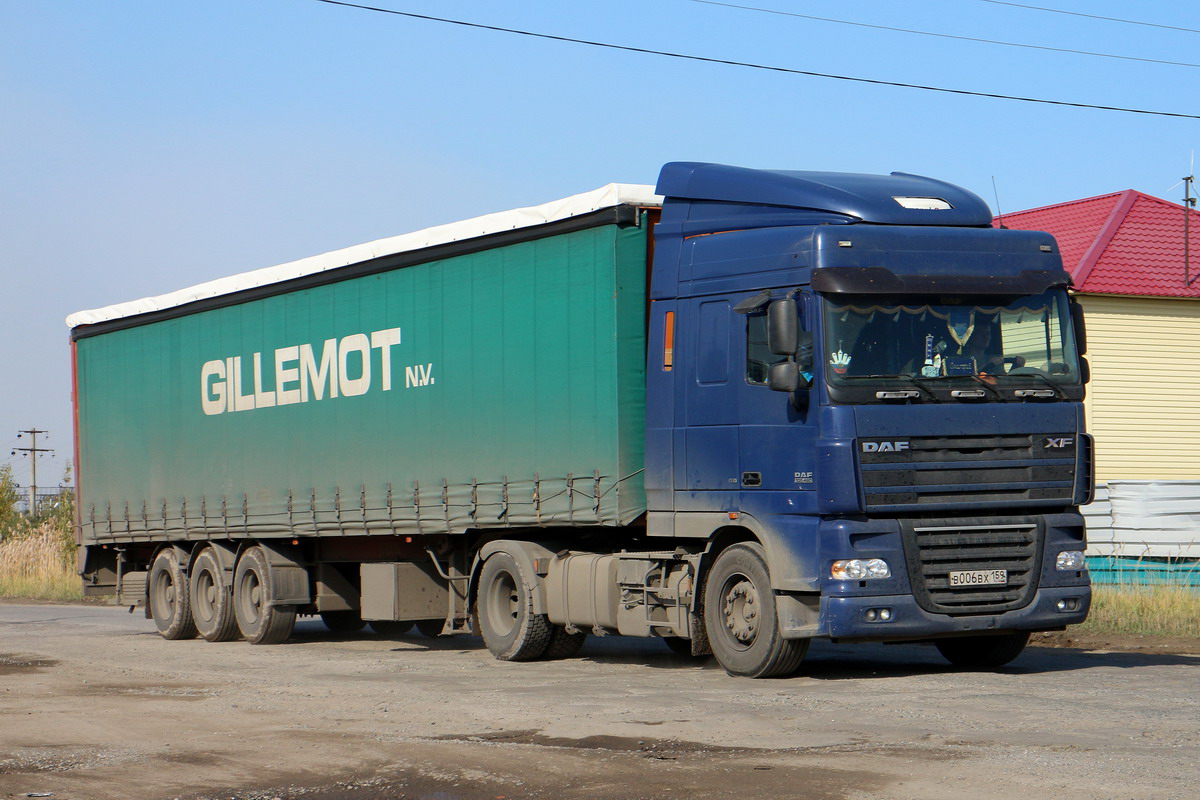 Пермский край, № В 006 ВХ 159 — DAF XF105 FT