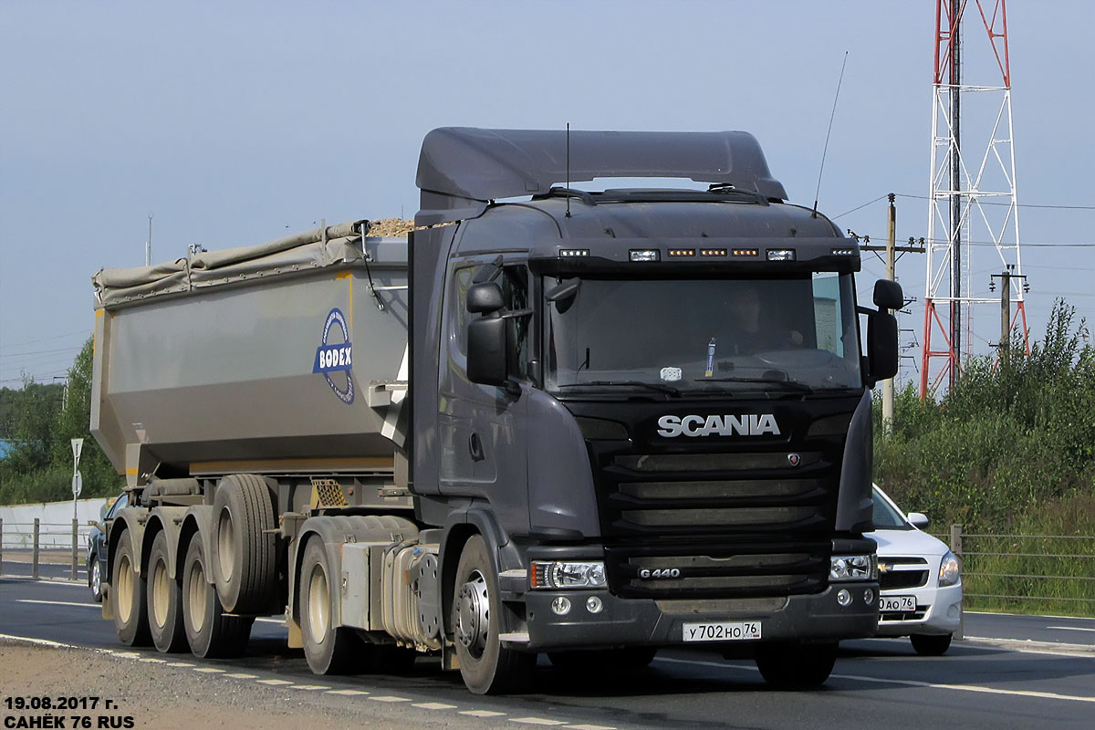 Ярославская область, № У 702 НО 76 — Scania ('2013) G440