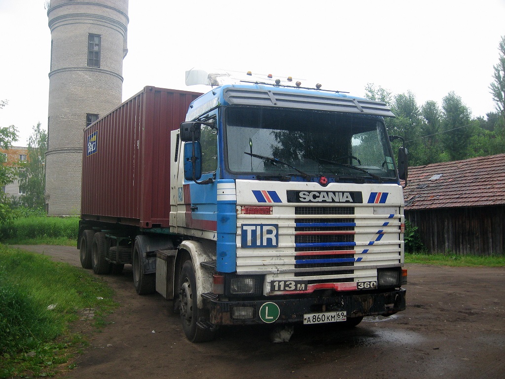Тверская область, № А 860 КМ 69 — Scania (II) R113M