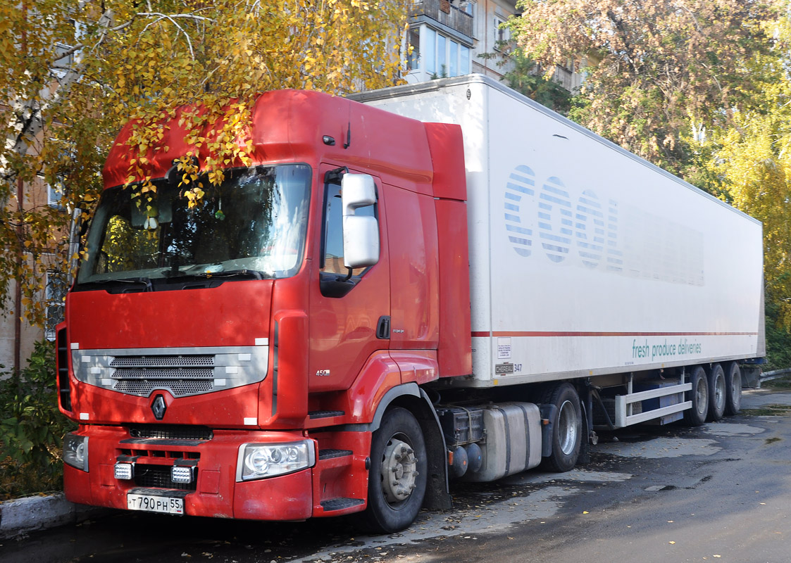 Омская область, № Т 790 РН 55 — Renault Premium ('2006)