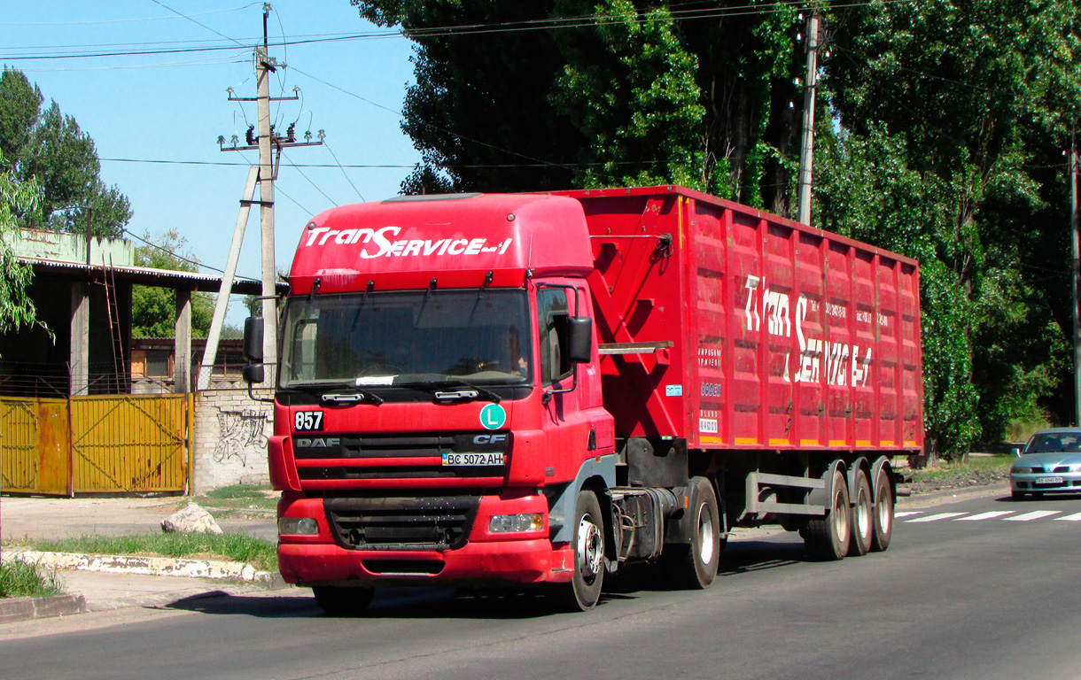 Львовская область, № 857 — DAF CF85 FT