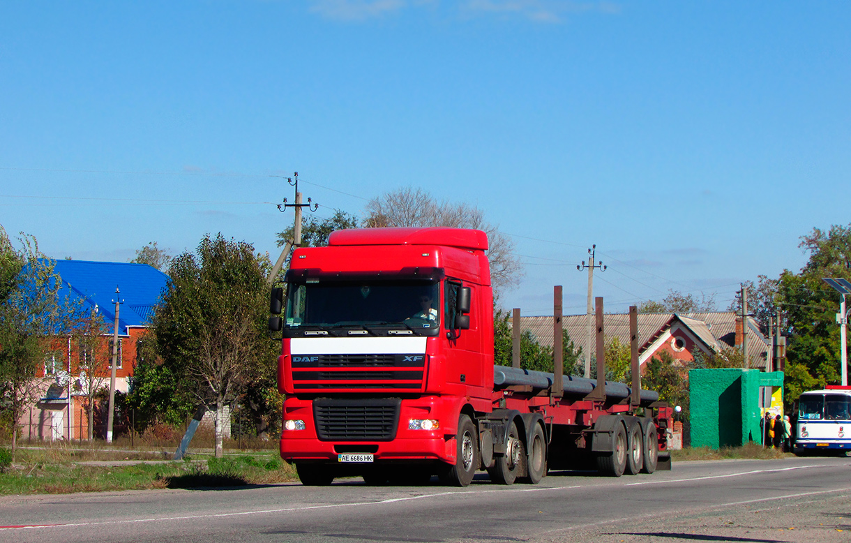 Днепропетровская область, № АЕ 6686 НК — DAF XF95 FTG