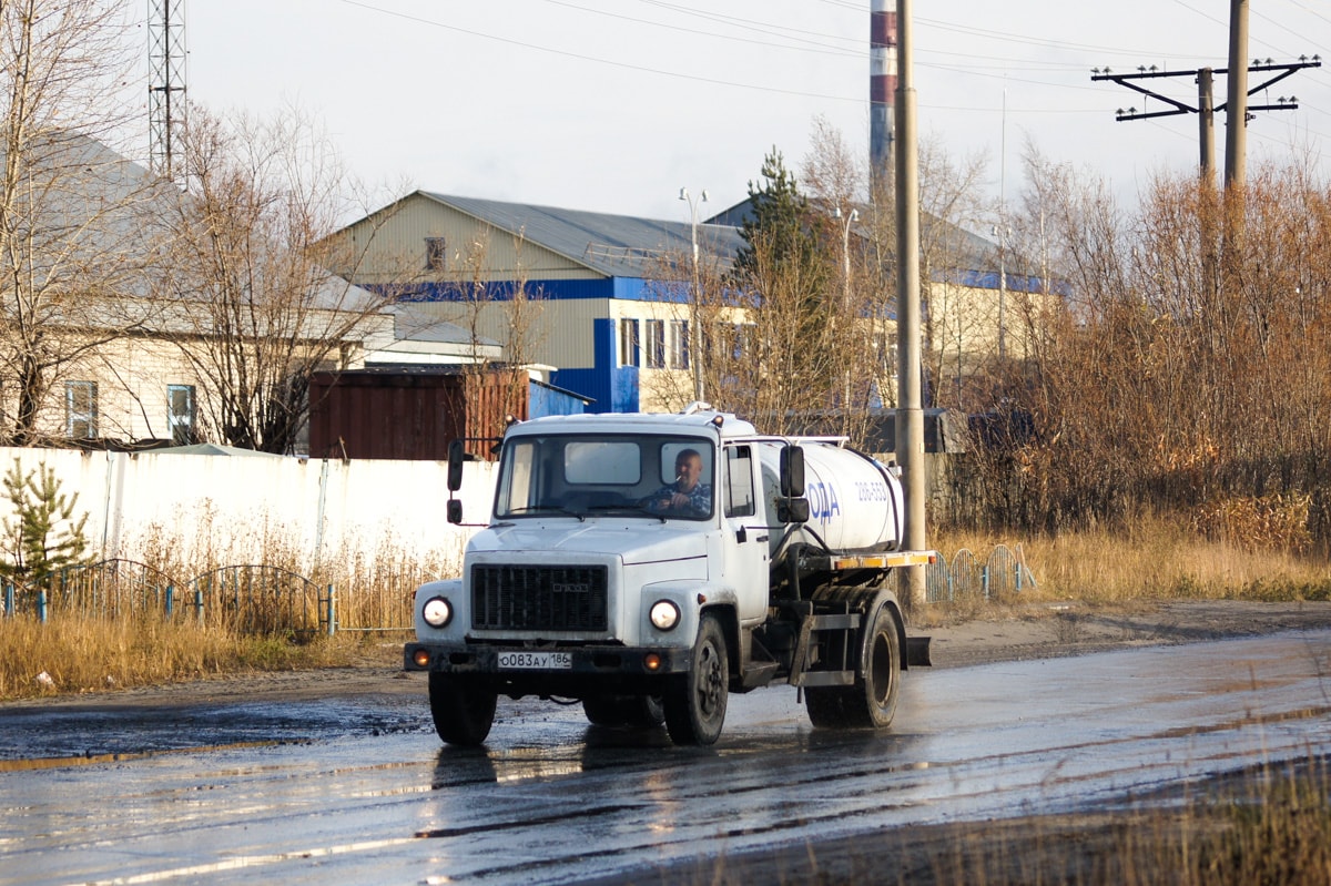 Ханты-Мансийский автоном.округ, № О 083 АУ 186 — ГАЗ-3309