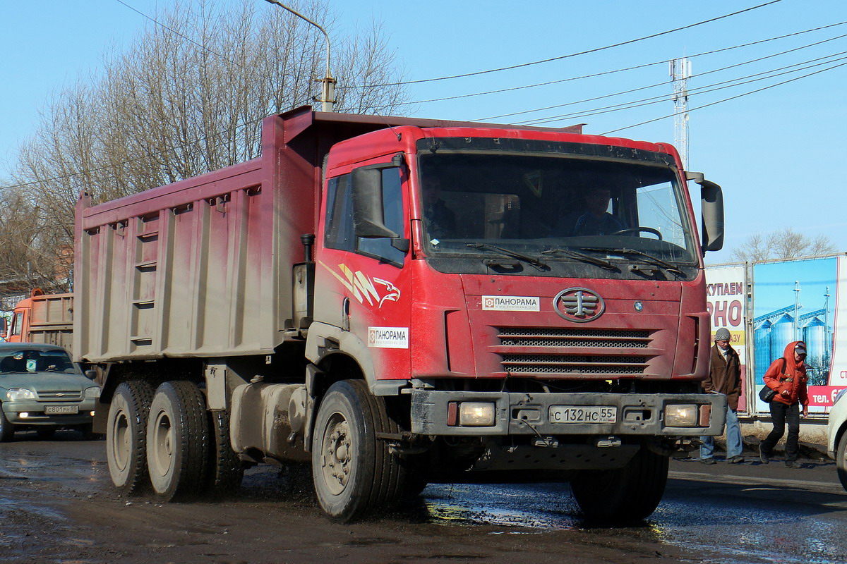 Омская область, № С 132 НС 55 — FAW J5 CA3252