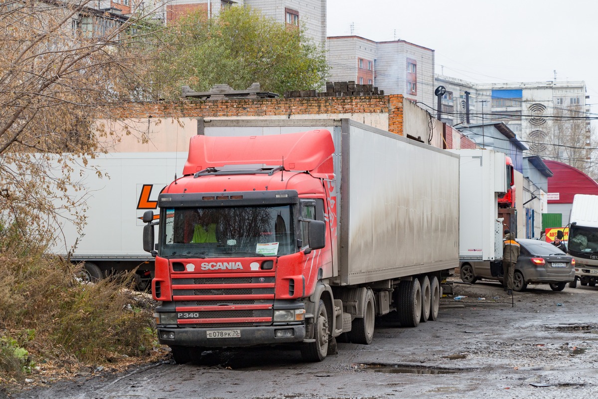 Томская область, № Е 078 РК 70 — Scania ('1996) P340