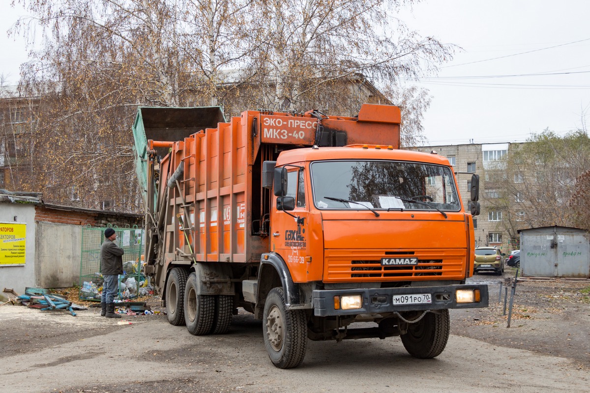 Томская область, № М 091 РО 70 — КамАЗ-65115 (общая модель)