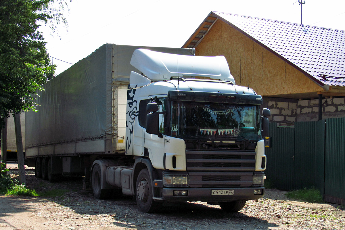 Ивановская область, № О 912 АР 37 — Scania ('1996, общая модель)