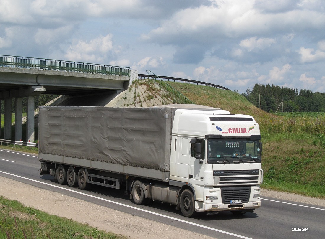 Литва, № GEA 559 — DAF XF95 FT