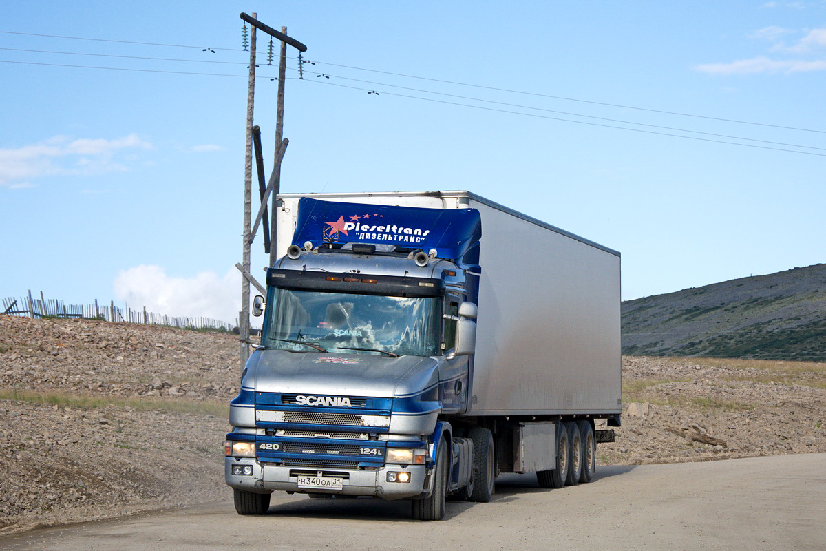 Белгородская область, № Н 340 ОА 31 — Scania ('1996) T-Series 124L