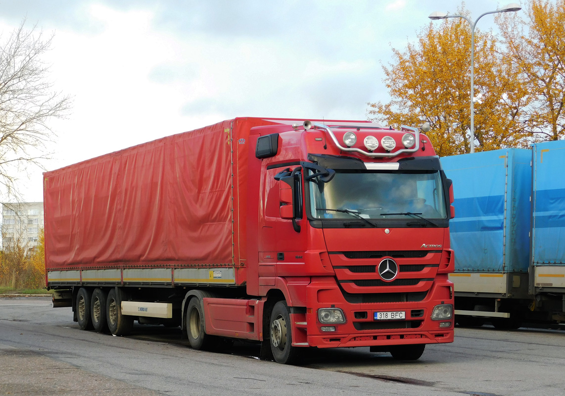 Эстония, № 318 BFC — Mercedes-Benz Actros ('2009) 1844