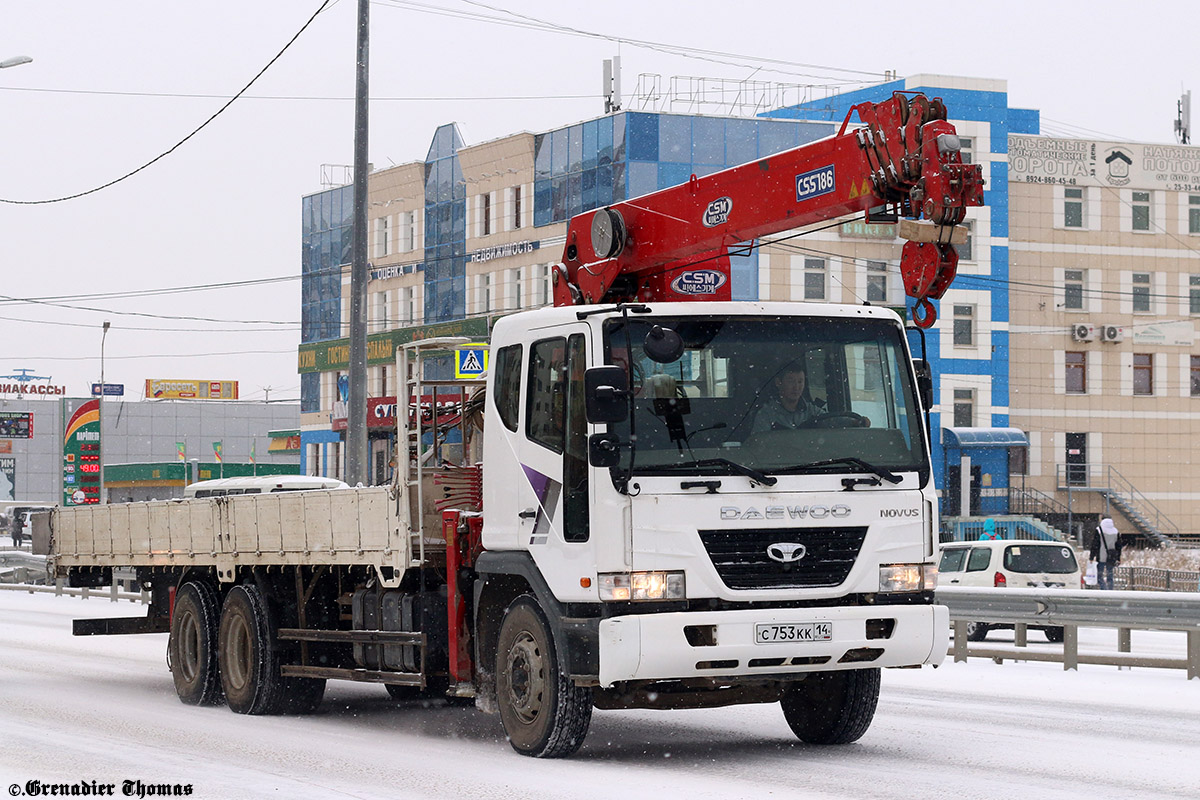 Саха (Якутия), № С 753 КК 14 — Daewoo Novus