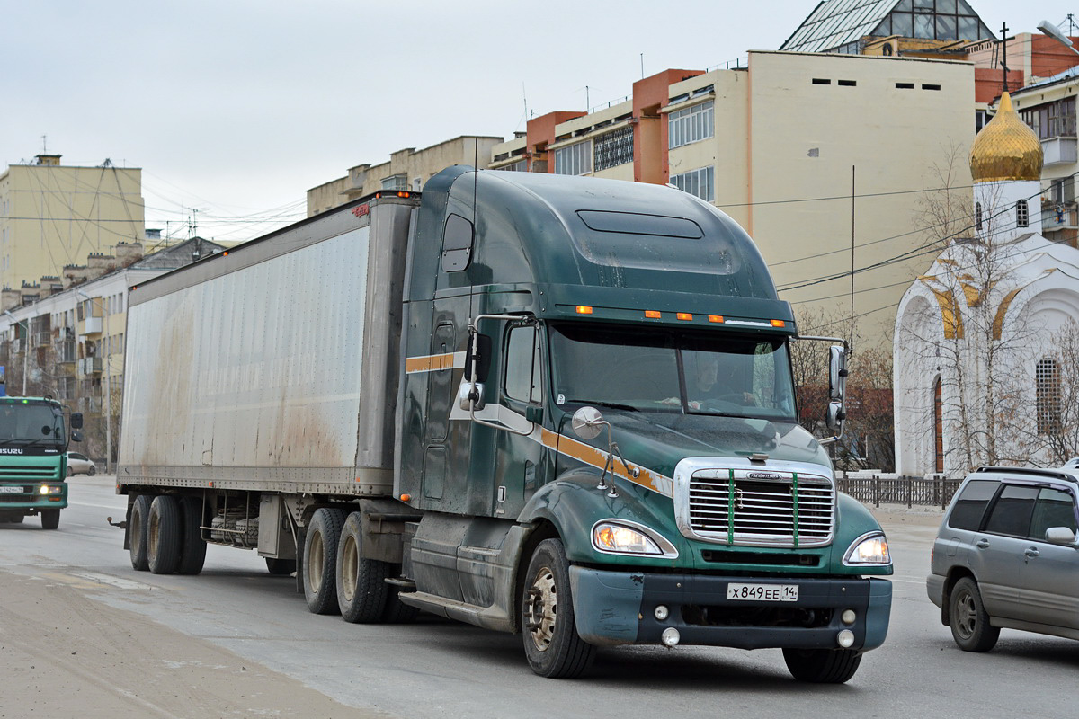 Саха (Якутия), № Х 849 ЕЕ 14 — Freightliner Columbia