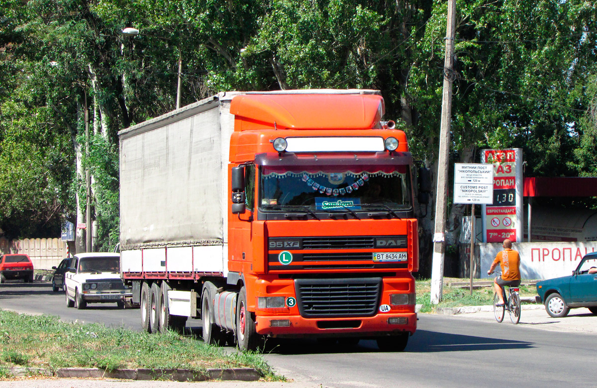 Херсонская область, № ВТ 8434 АМ — DAF 95XF FT