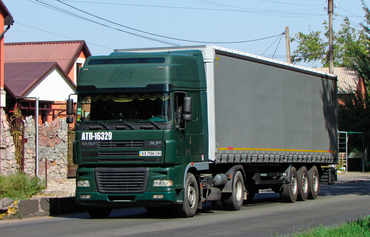 Харьковская область, № АХ 7586 СН — DAF XF95 FT