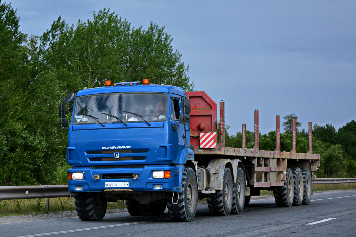 Ханты-Мансийский автоном.округ, № К 493 ОС 174 — КамАЗ-44108-24 [441083]