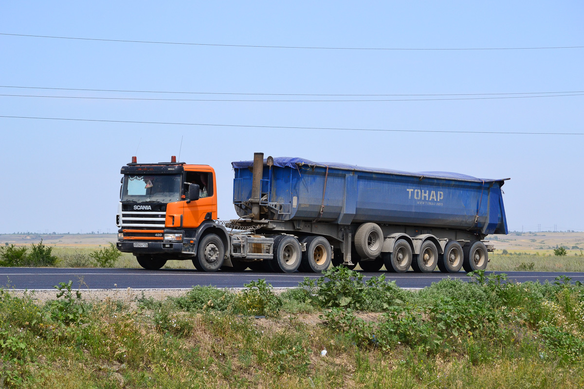 Волгоградская область, № А 834 ЕК 134 — Scania ('1996) P124G