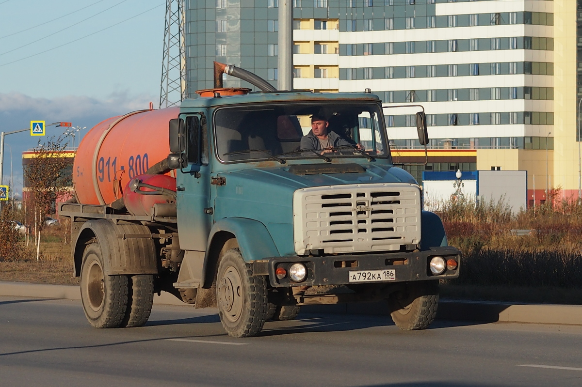 Ханты-Мансийский автоном.округ, № А 792 КА 186 — ЗИЛ-433362