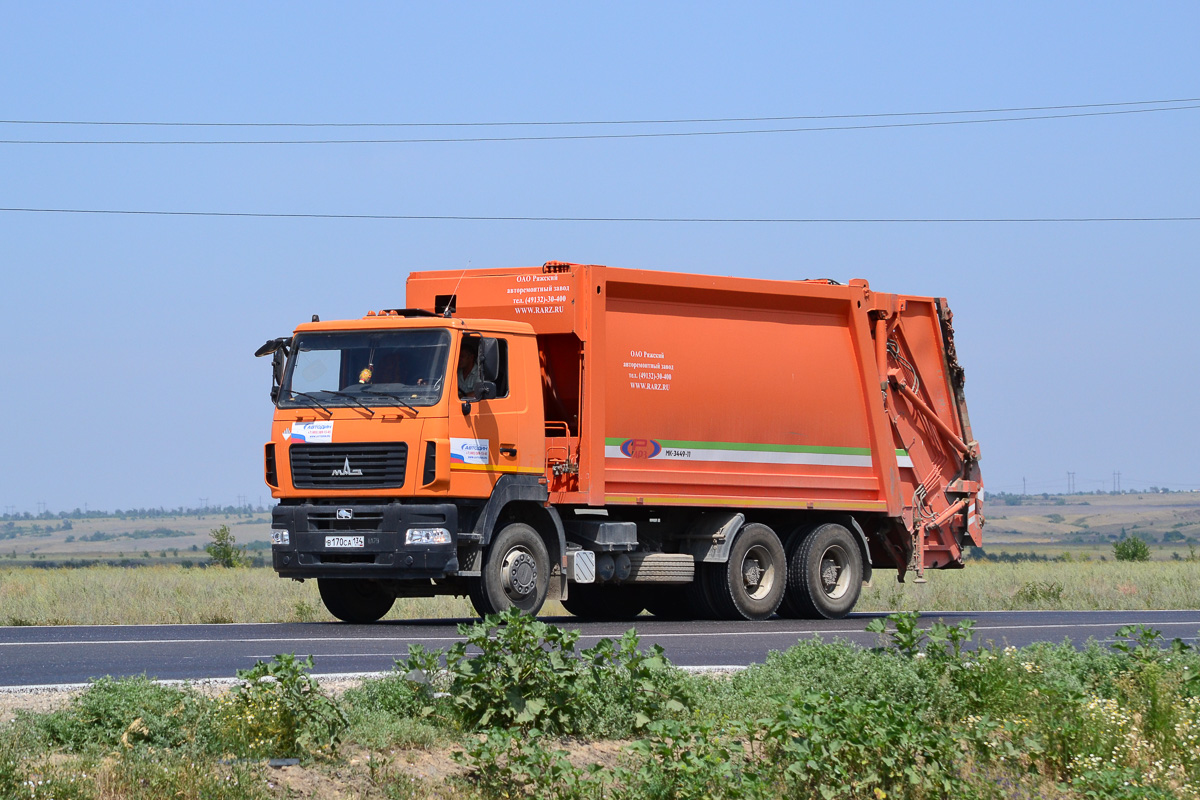 Волгоградская область, № В 170 СА 134 — МАЗ-6312B5