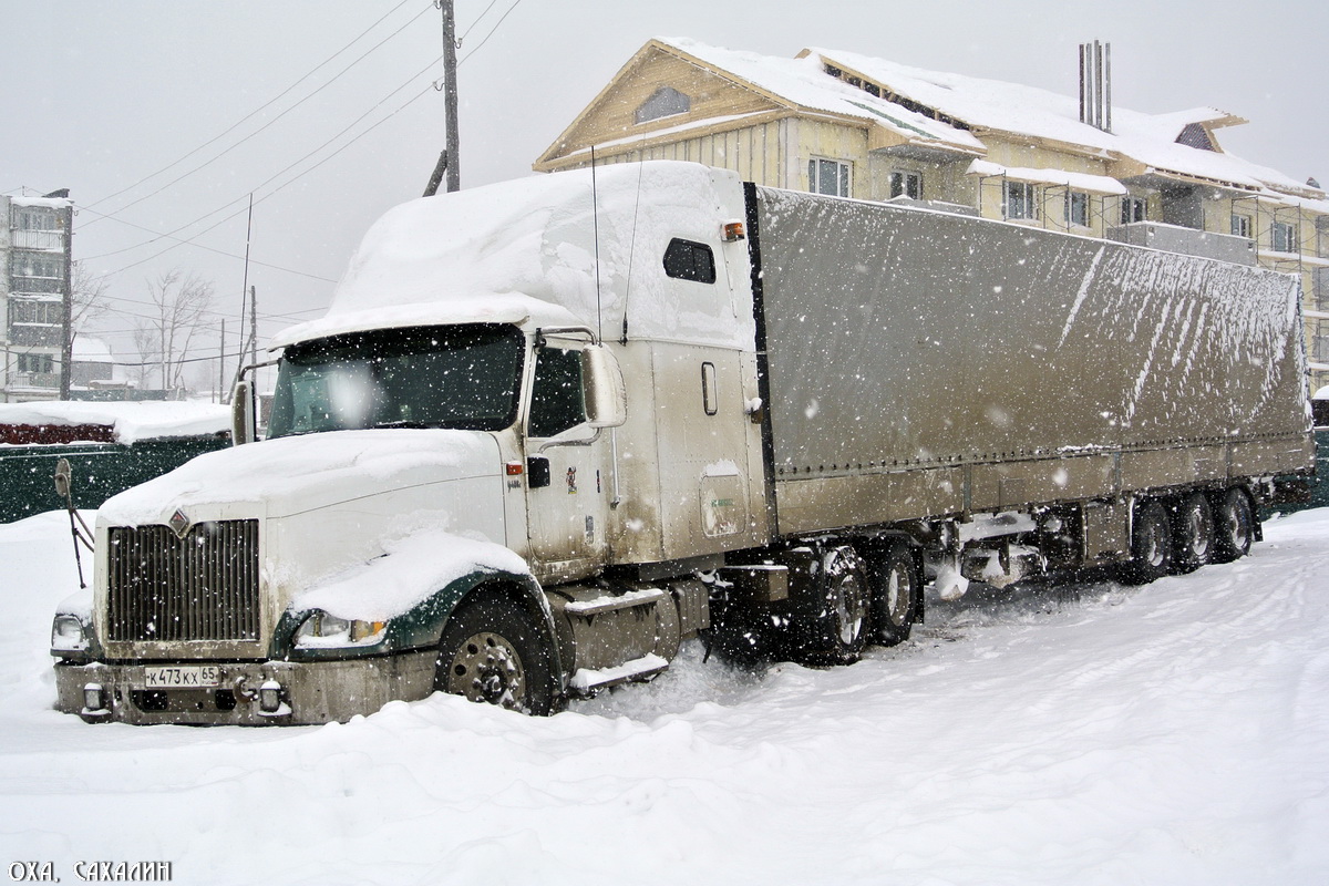 Сахалинская область, № К 473 КХ 65 — International 9400