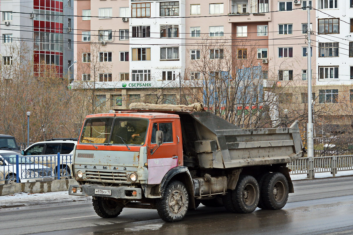 Саха (Якутия), № М 978 КУ 14 — КамАЗ-55111 [551110]