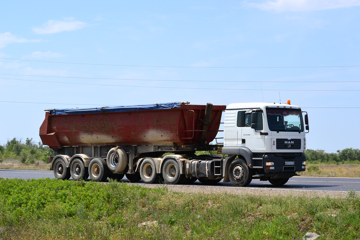 Волгоградская область, № В 027 РВ 134 — MAN TGA 33.480