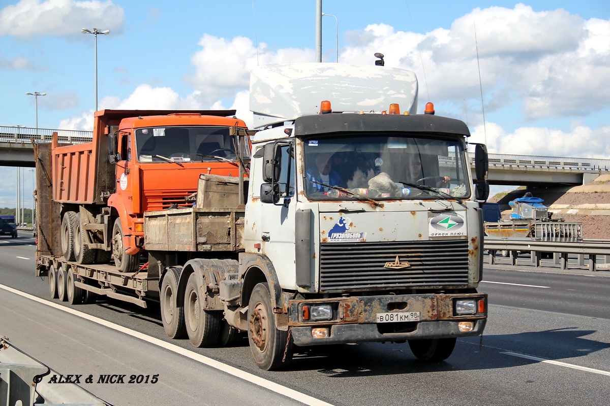 Санкт-Петербург, № В 081 КМ 98 — МАЗ-6422 (общая модель)