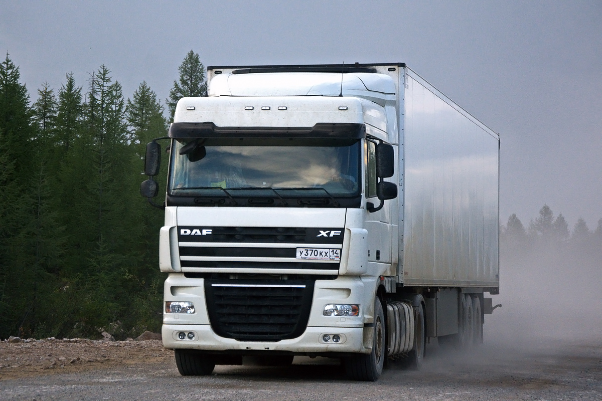 Саха (Якутия), № У 370 КХ 14 — DAF XF105 FT