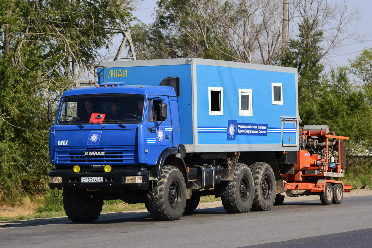 Волгоградская область, № С 163 АА 34 — КамАЗ-43118-15 [43118R]