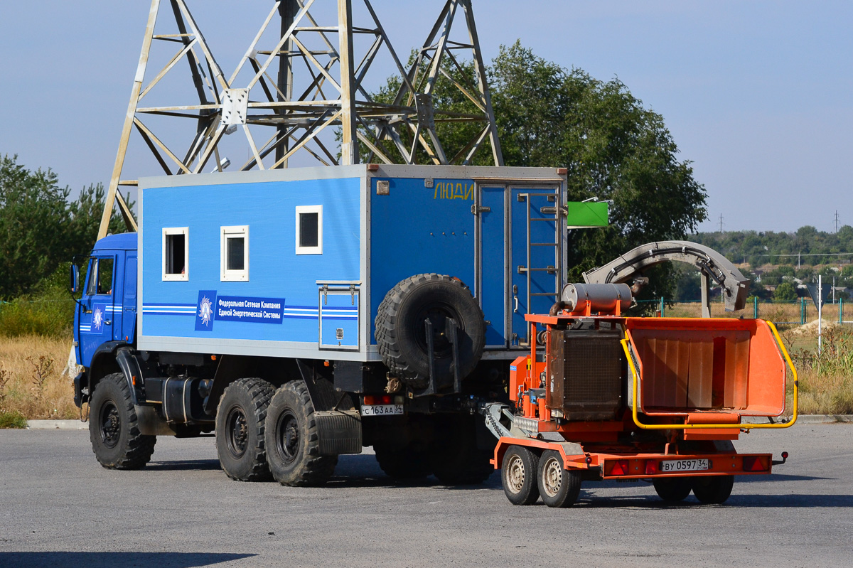 Волгоградская область, № С 163 АА 34 — КамАЗ-43118-15 [43118R]