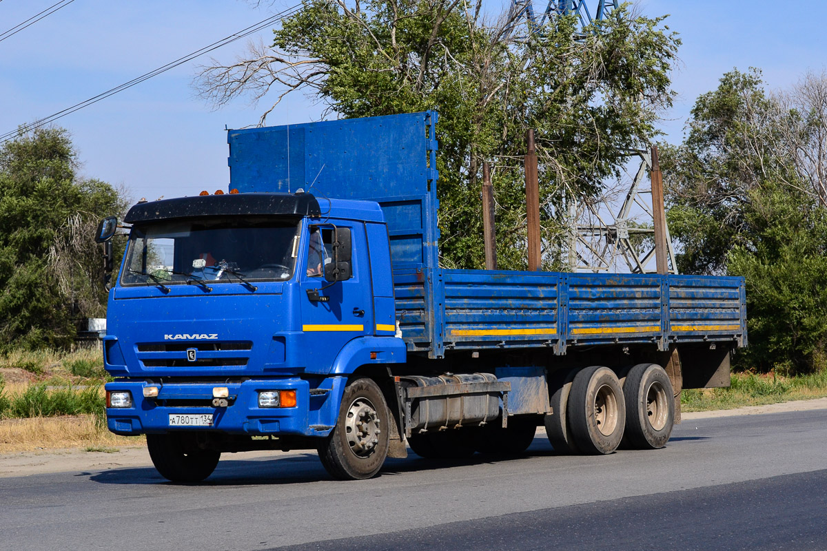 Волгоградская область, № А 780 ТТ 134 — КамАЗ-65117-N3