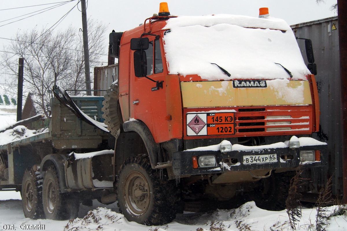 Сахалинская область, № В 344 ХР 65 — КамАЗ-44108-10 [44108K]