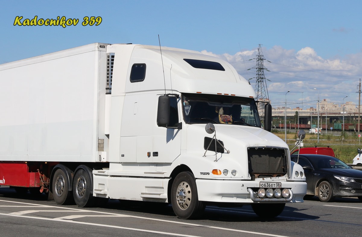 Пензенская область, № О 636 ЕТ 58 — Volvo VNL660