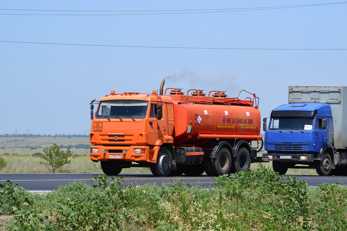 Волгоградская область, № В 110 РЕ 134 — КамАЗ-65115 (общая модель)