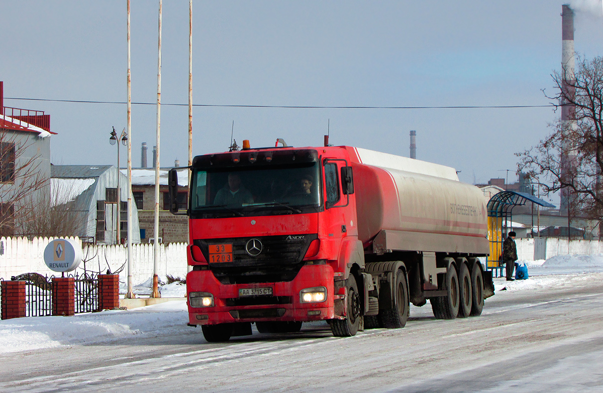 Киев, № АА 3715 СТ — Mercedes-Benz Axor 1843