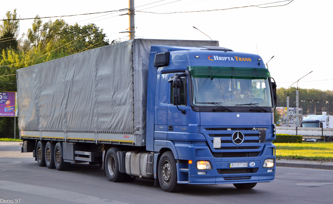 Закарпатская область, № АО 0971 АХ — Mercedes-Benz Actros ('2003) 1844