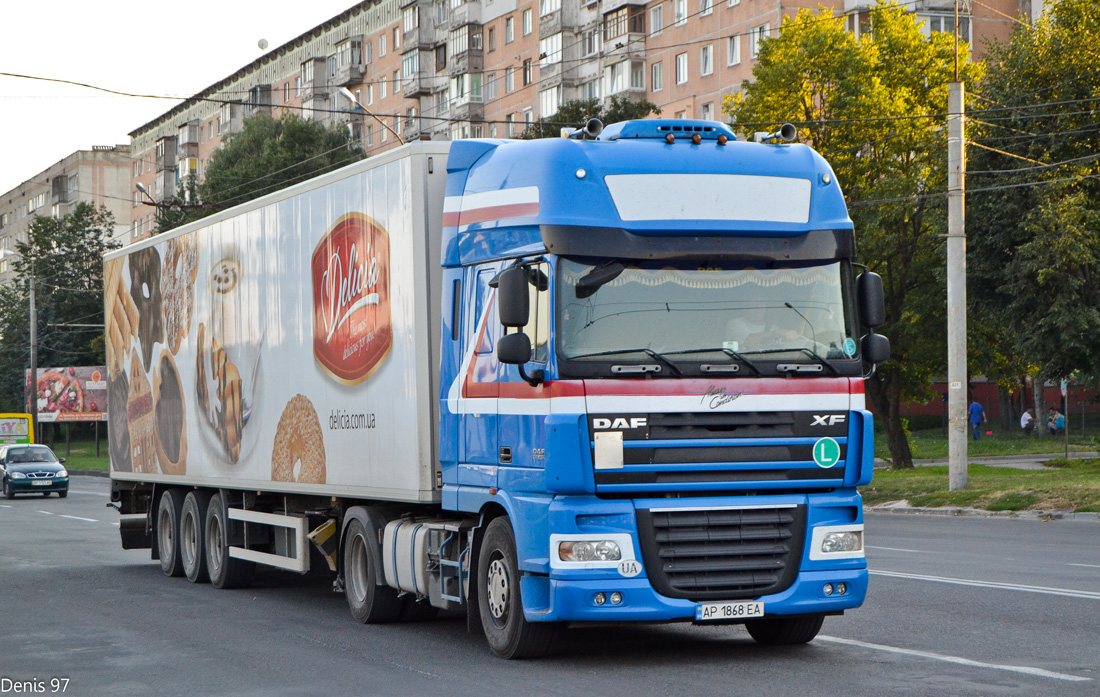 Запорожская область, № АР 1868 ЕА — DAF XF105 FT