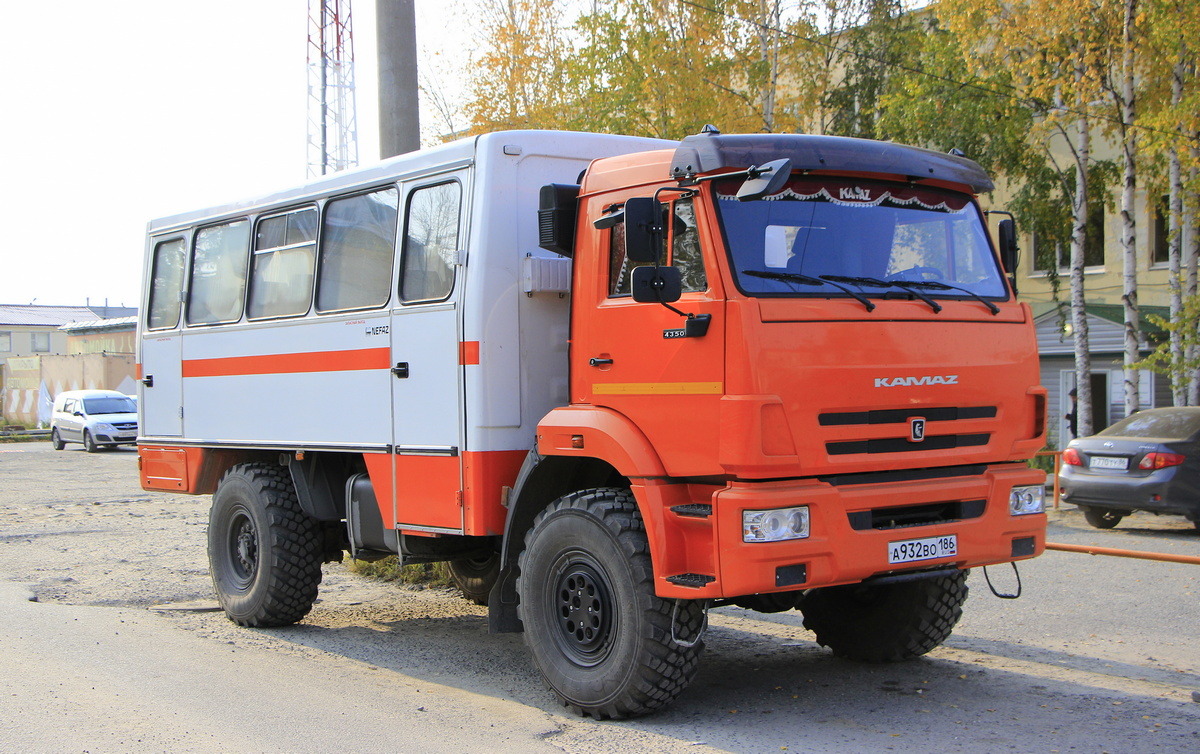 Ханты-Мансийский автоном.округ, № А 932 ВО 186 — КамАЗ-43502-45