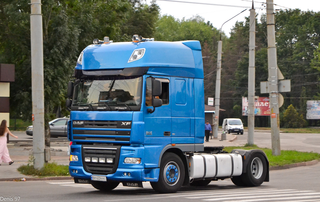 Одесская область, № ВН 6224 НІ — DAF XF105 FT