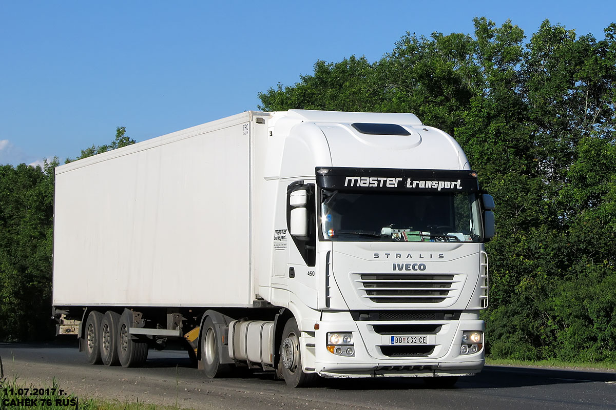 Сербия, № BB 002-ČE — IVECO Stralis ('2007) 450