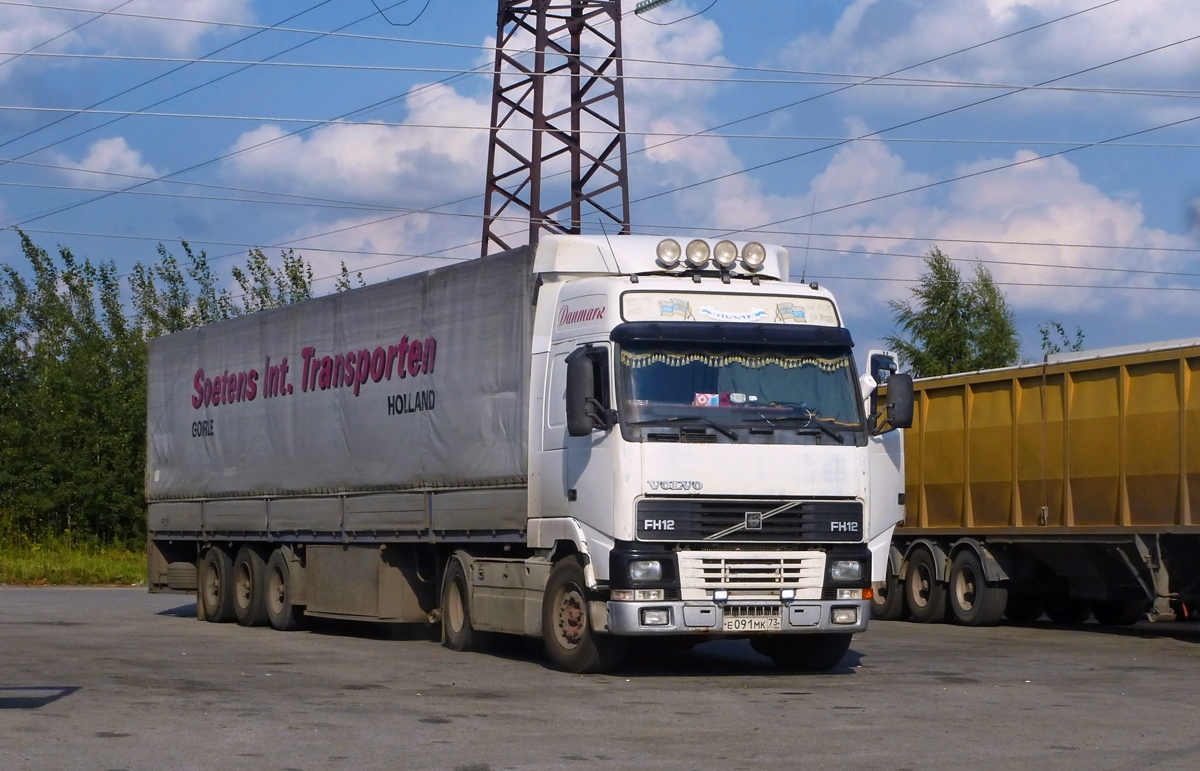 Калужская область, № Е 091 МК 73 — Volvo ('1993) FH12.340