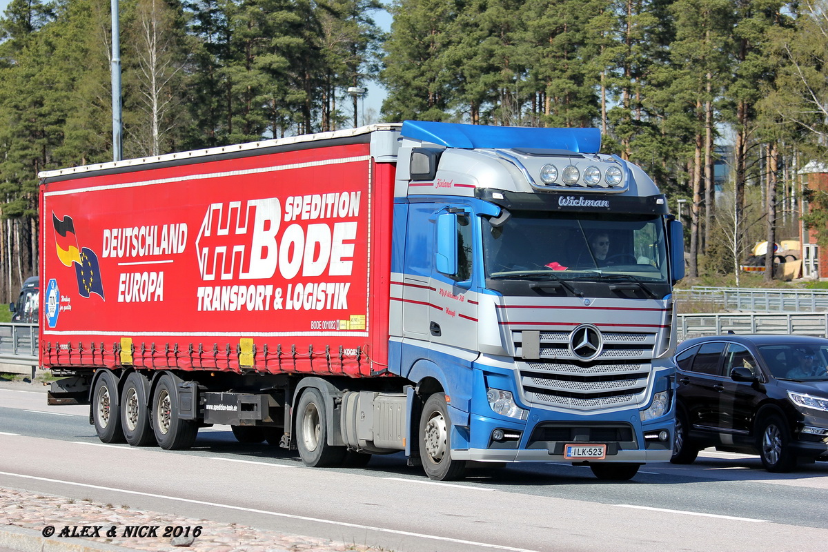 Финляндия, № ILK-523 — Mercedes-Benz Actros ('2011)