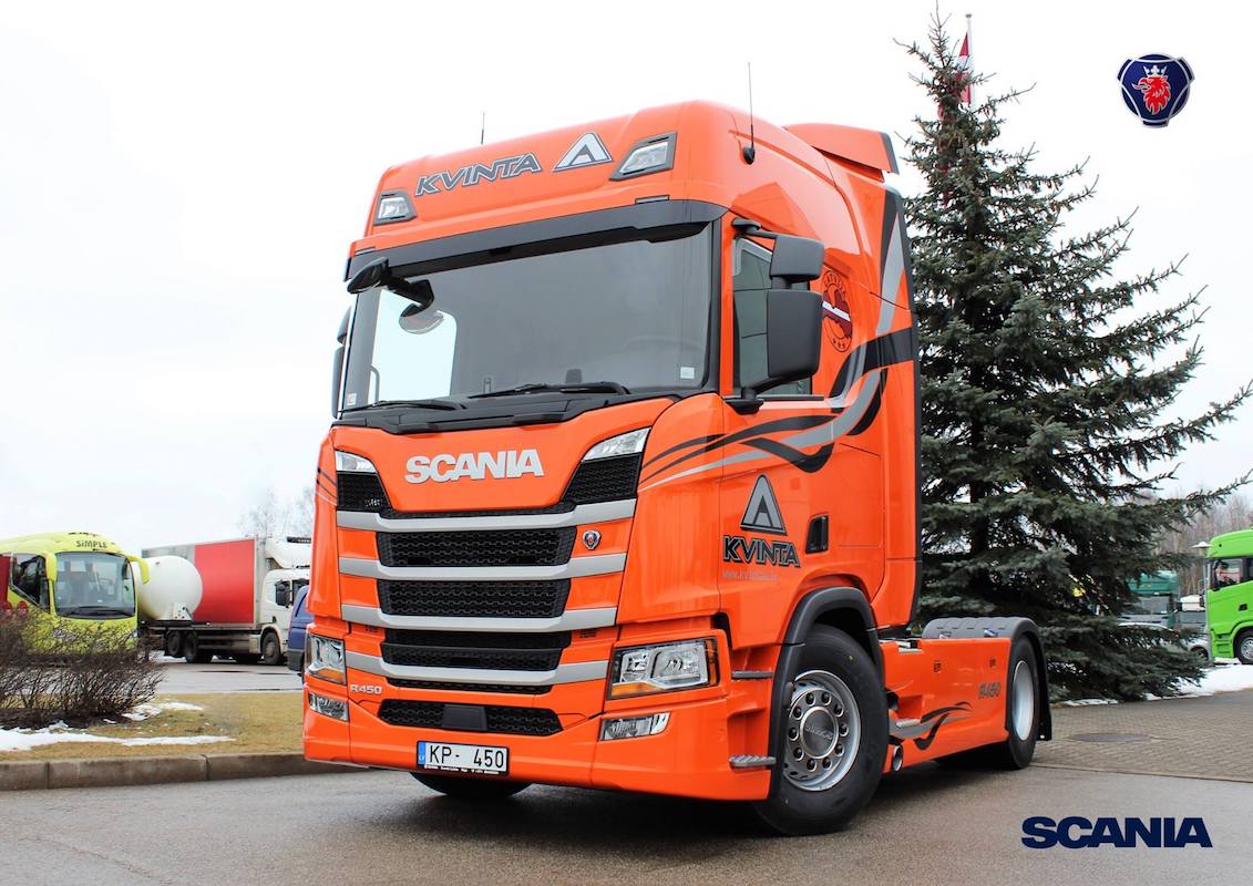 Латвия, № KP-450 — Scania ('2016) R450