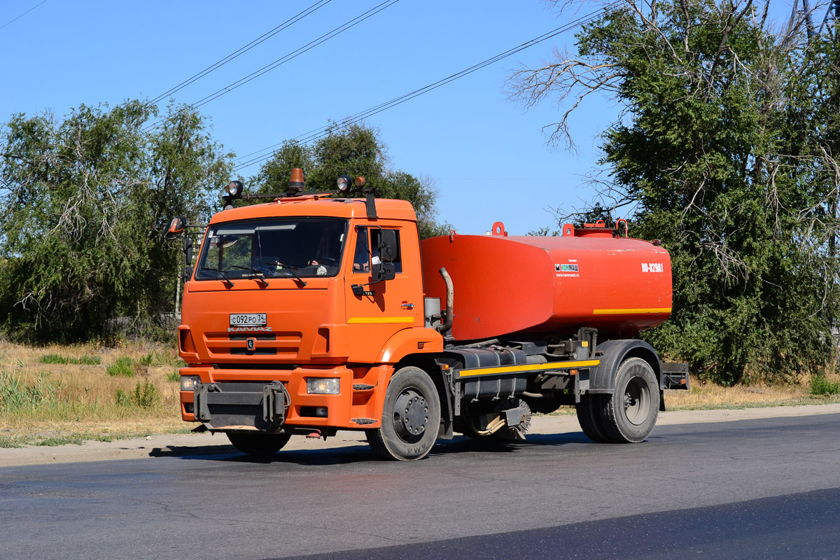 Волгоградская область, № С 092 РО 34 — КамАЗ-43253-H3